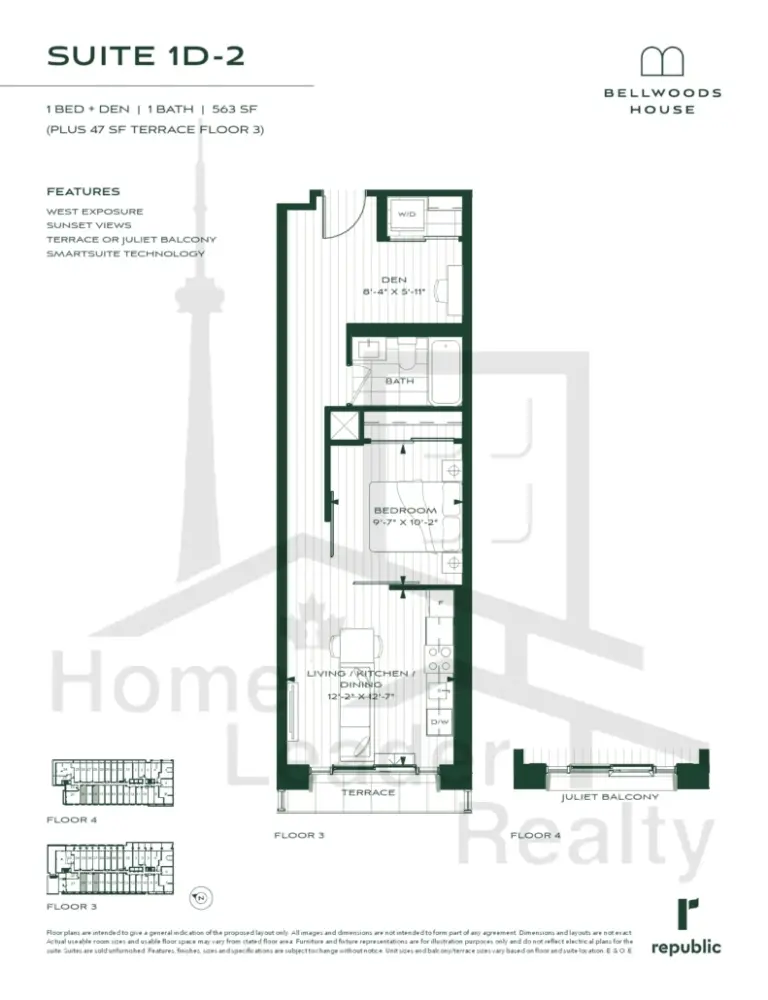 Bellwoods-House-Condos-1D-2 SUITE floorplan