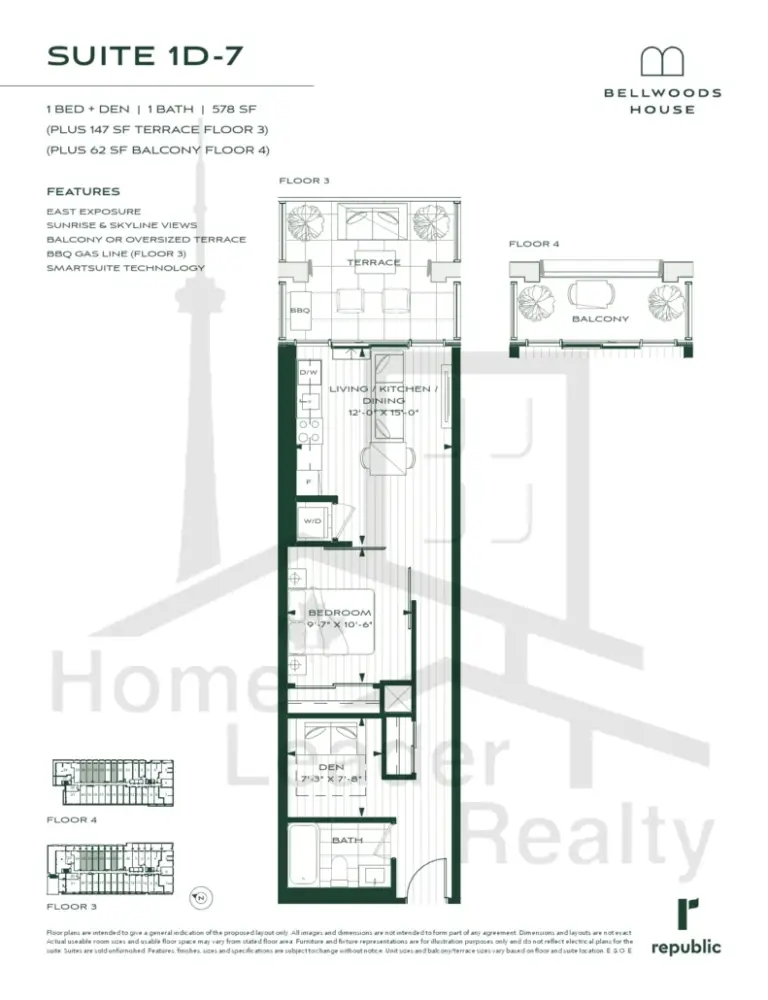 Bellwoods-House-Condos-1D-7 SUITE floorplan
