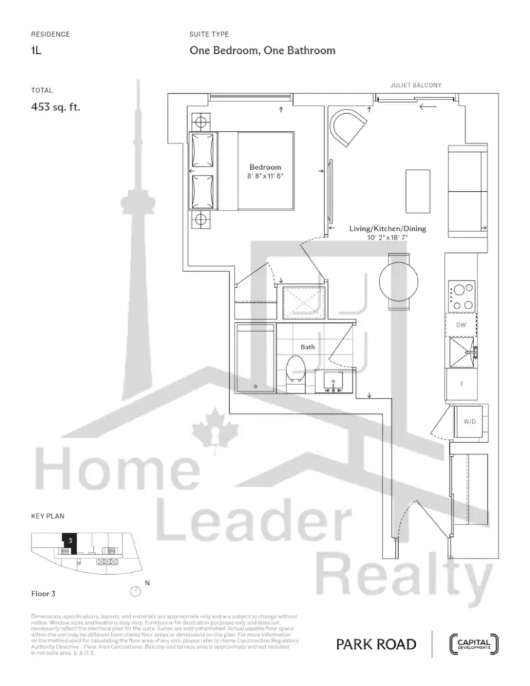 Park Road Condos - 1L - floorplan