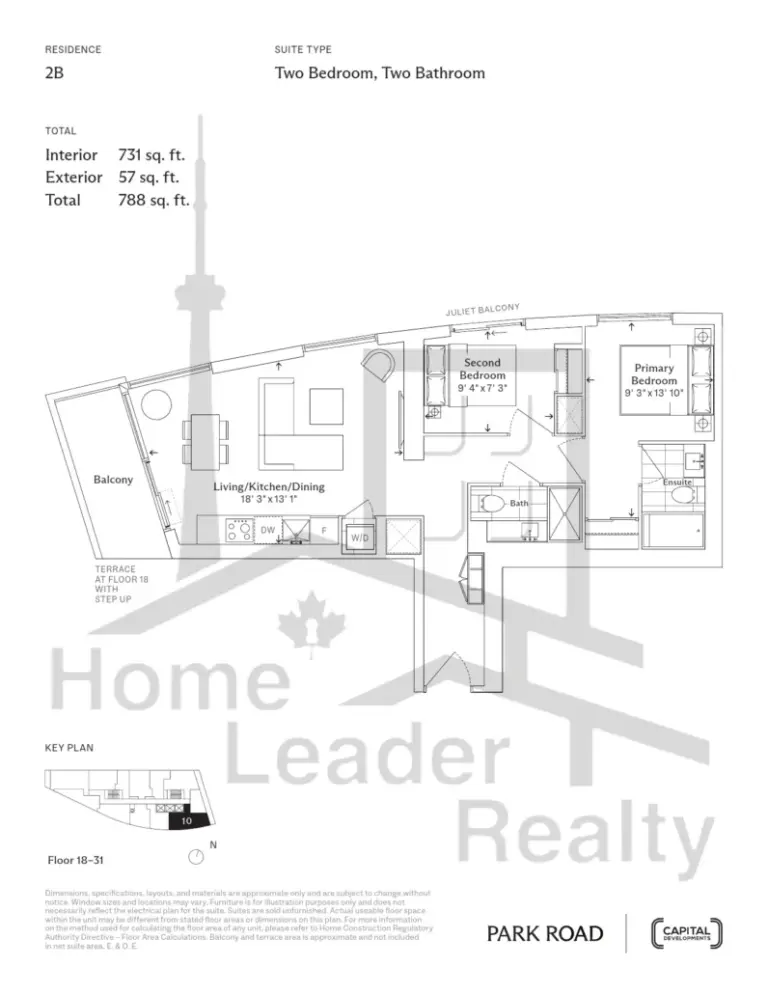 Park Road Condos - 2B - floorplan