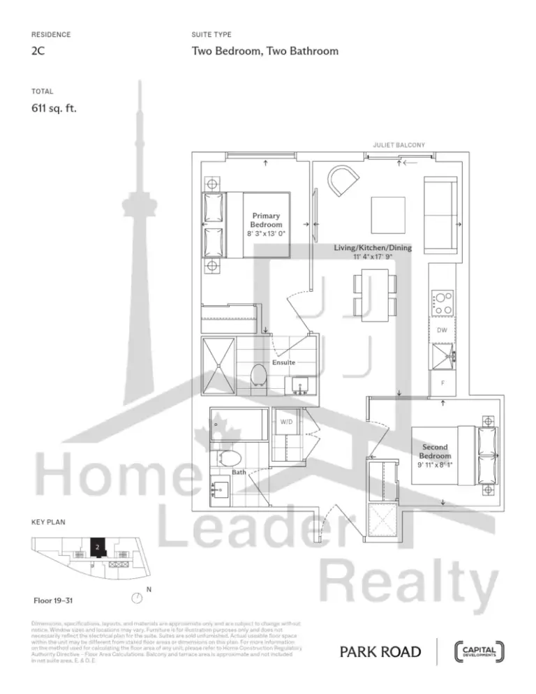 Park Road Condos - 2C - floorplan