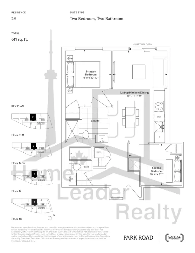 Park Road Condos - 2E- floorplan