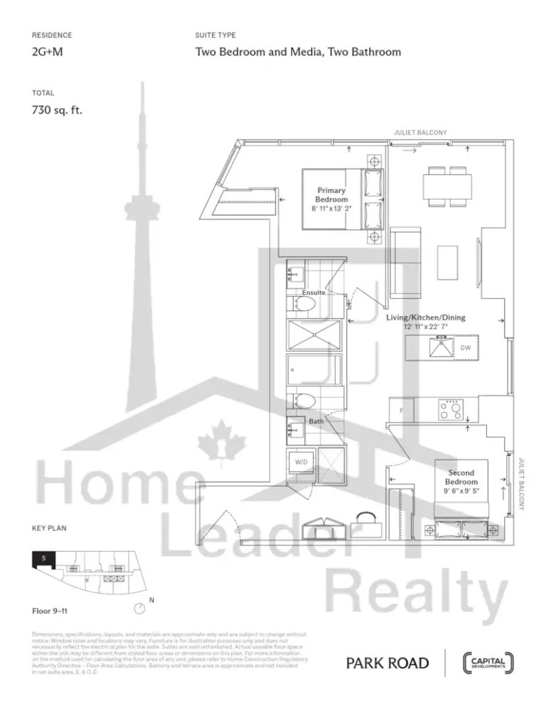 Park Road Condos - 2G+M - floorplan