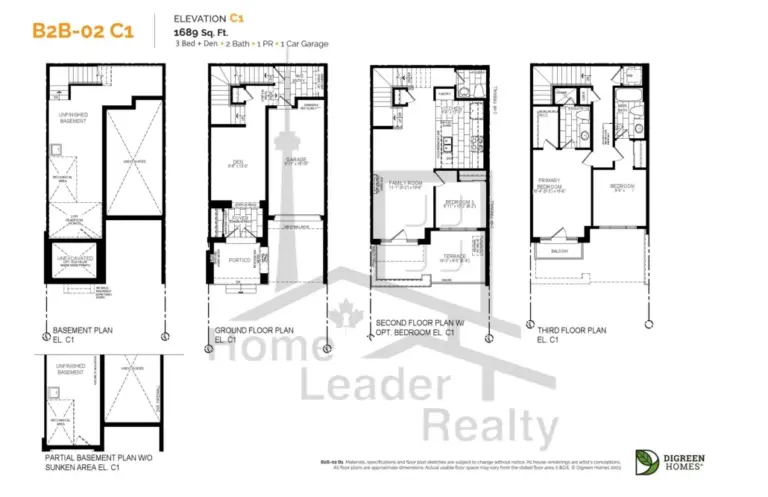 Nava oakville - B2B 02 B1/C1 - floorplan
