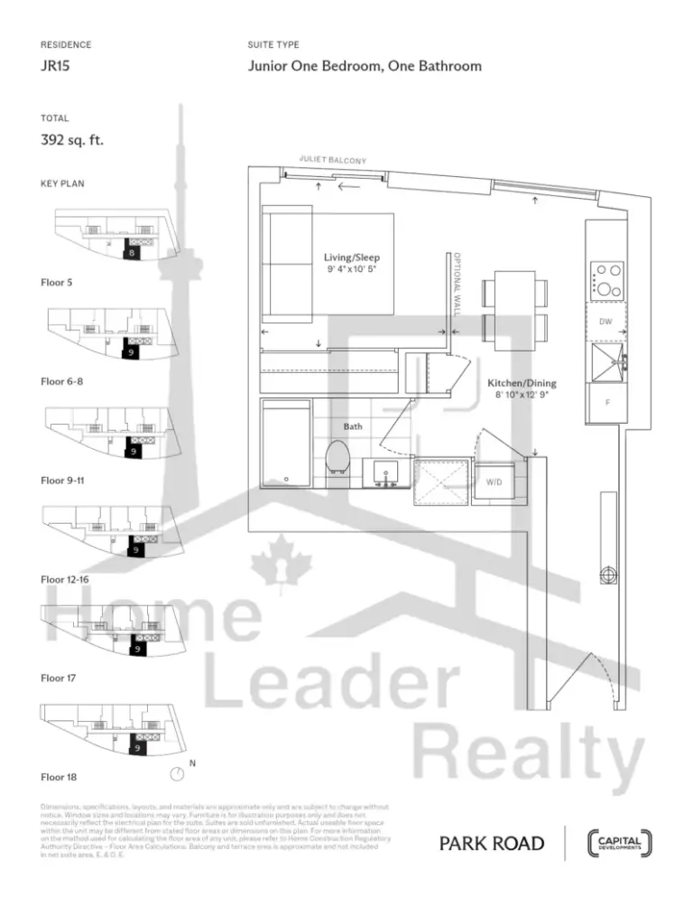 Park Road Condos - JR15 - floorplan