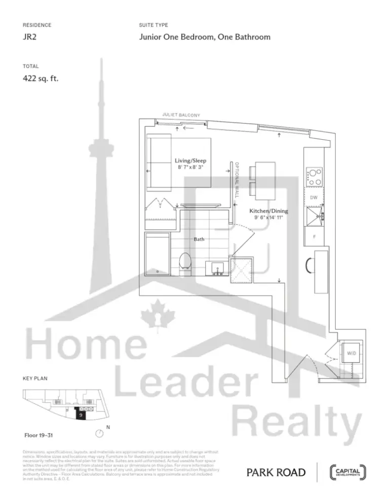 Park Road Condos - JR2 - floorplan