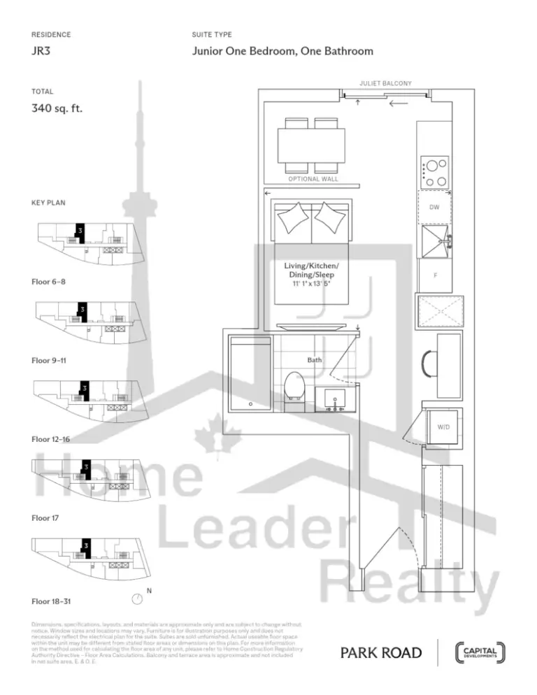 Park Road Condos - JR3 - floorplan