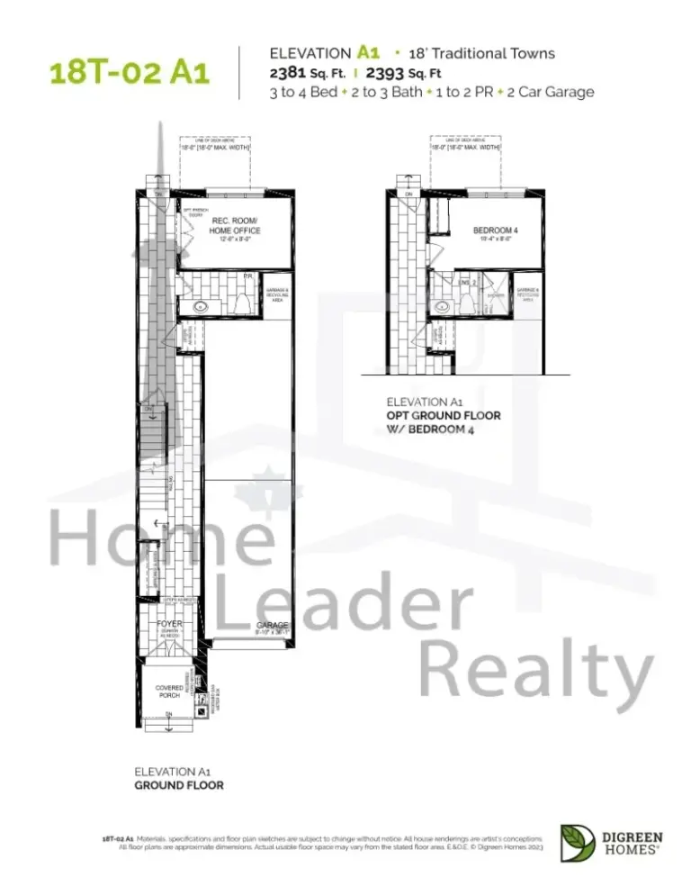 Nava oakville - 18T-02 A1 - floorplan