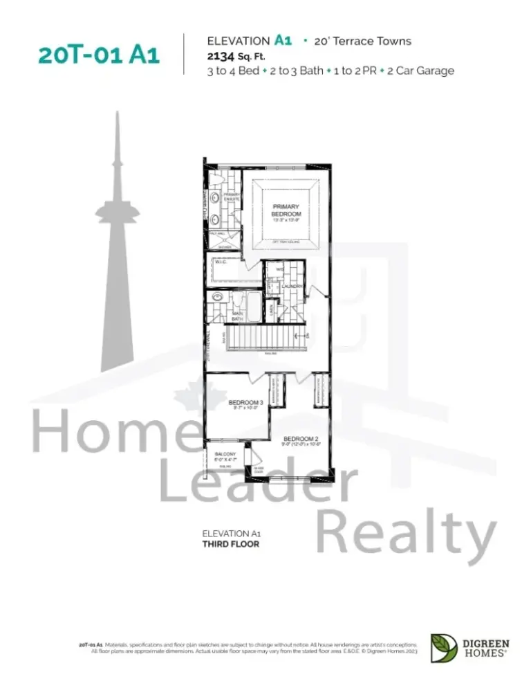 Nava oakville - 20T-01 A1 - floorplan