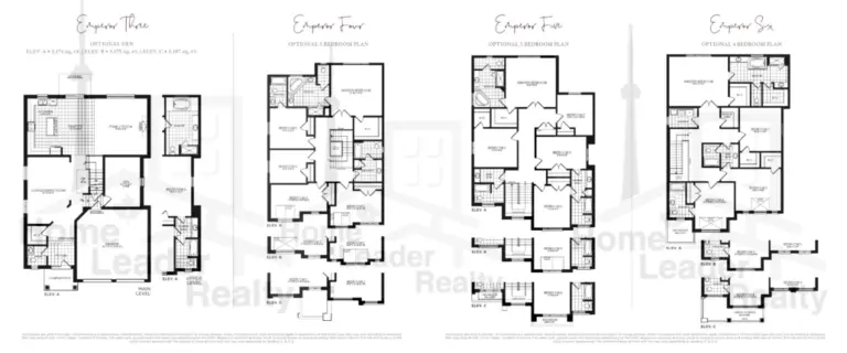 Nature’s Grand Homes - The Emperor Optional 3-4-5-6 - floorplan