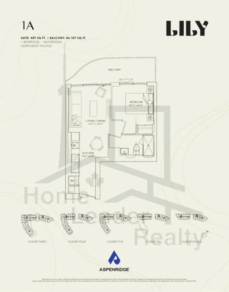 Lily-at-Crosstown-Condos-602-1A-floorplans
