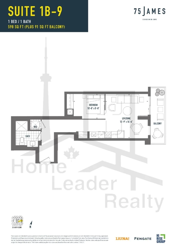 75James-Condos-2708 (1B-09)-floorplan