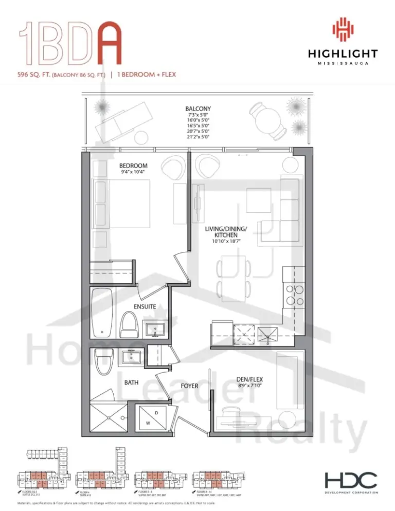 Highlight-Condos-1007-(1BD-A)-floorplan