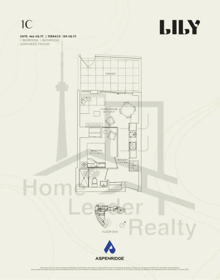 Lily-at-Crosstown-Condos-102-1C-floorplans