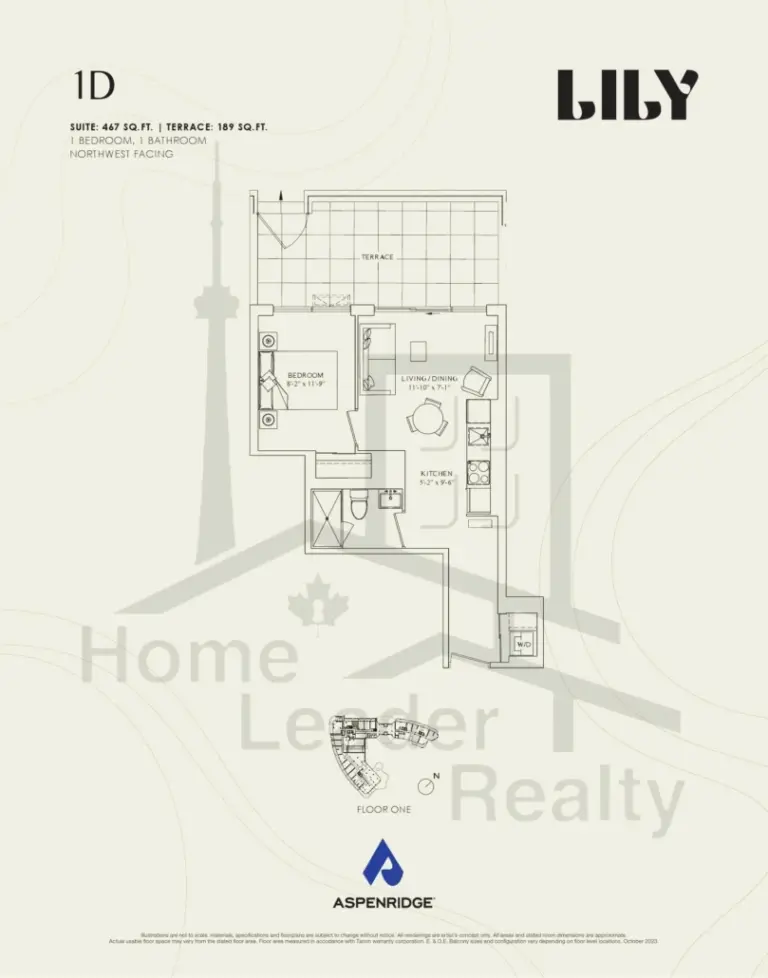 Lily-at-Crosstown-Condos-118-1D-floorplans