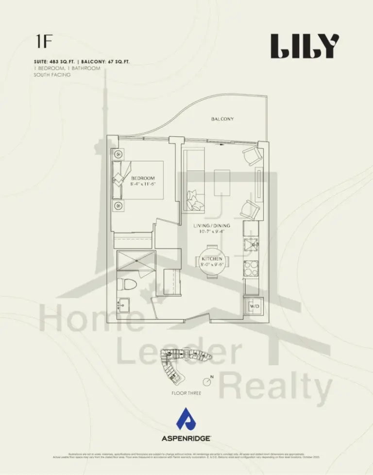Lily-at-Crosstown-Condos-322-1F-floorplans