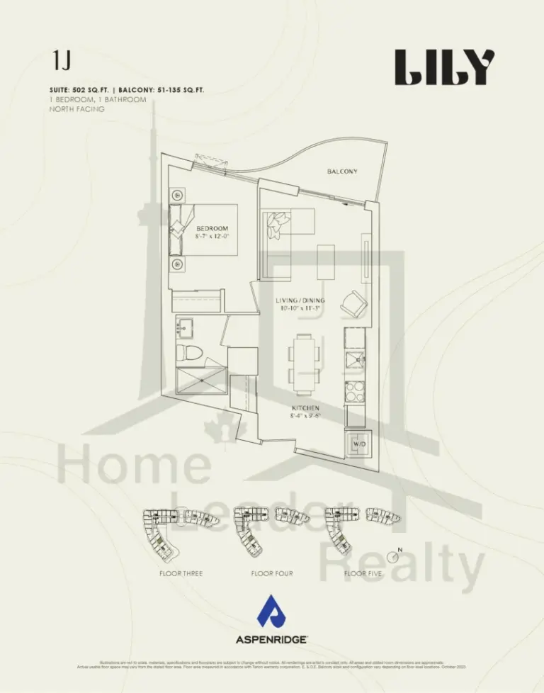 Lily-at-Crosstown-Condos-317-1J-floorplans