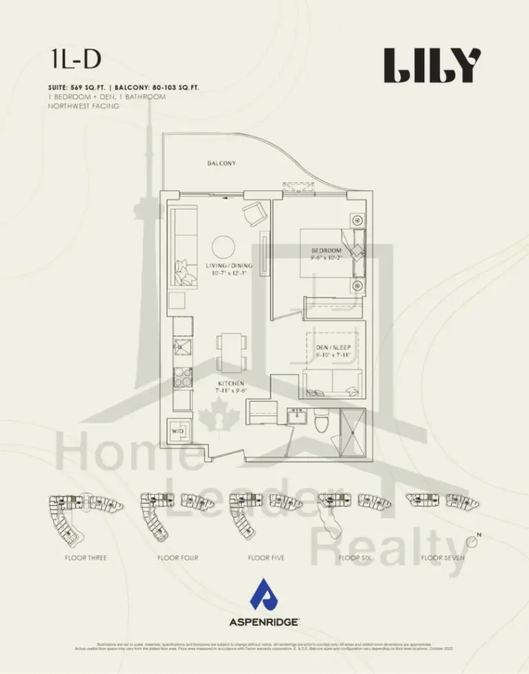 Lily-at-Crosstown-Condos-335-1L-D-floorplans