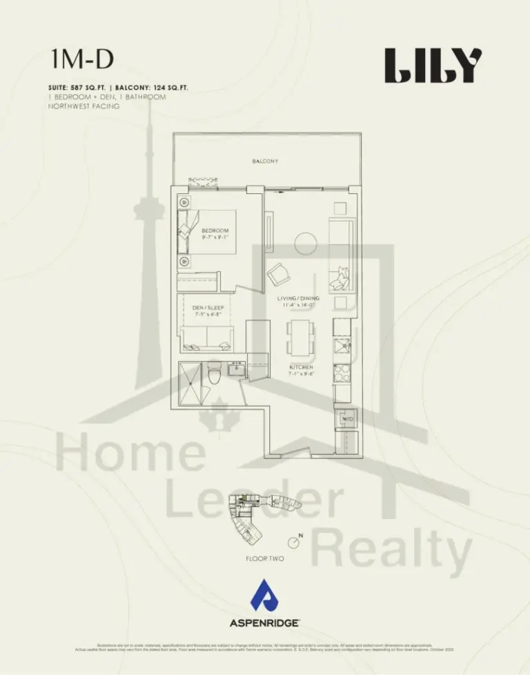 Lily-at-Crosstown-Condos-202-1M-D-floorplans