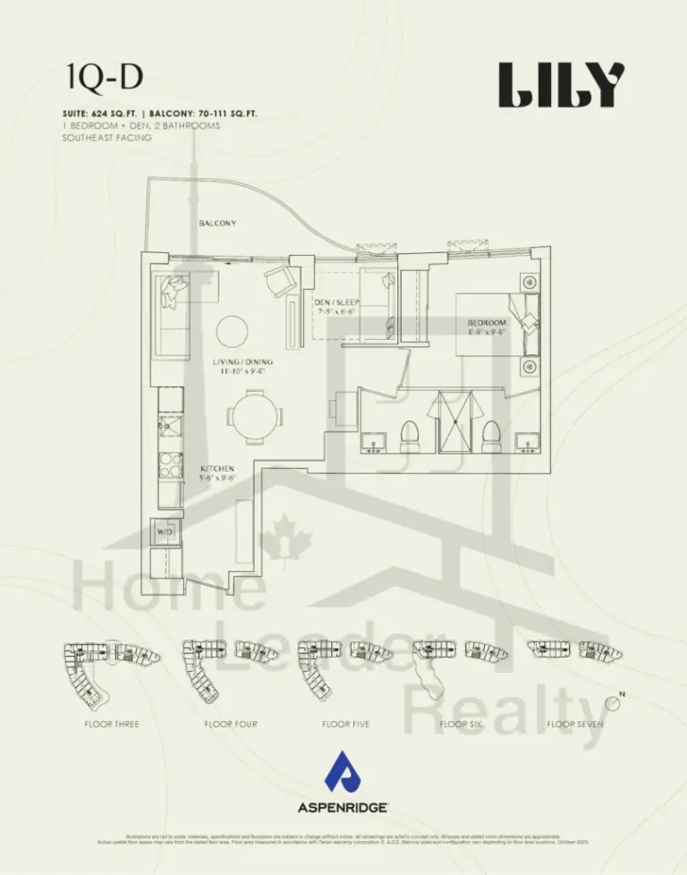 Lily-at-Crosstown-Condos-511-1Q-D-floorplans