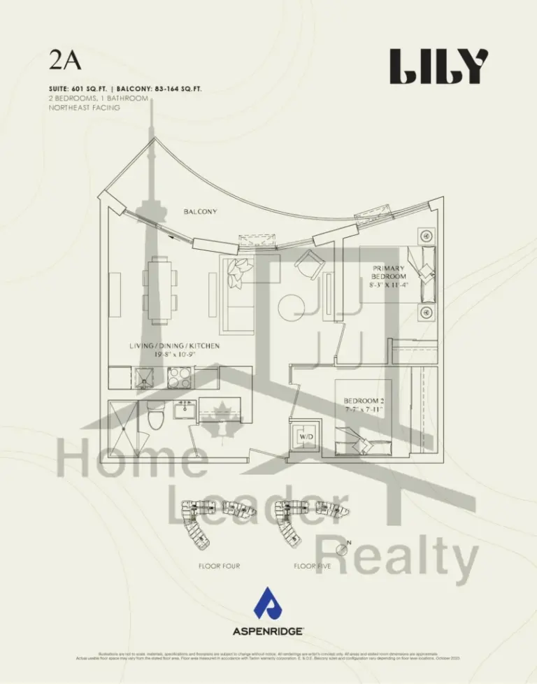 Lily-at-Crosstown-Condos-417-2A-floorplans
