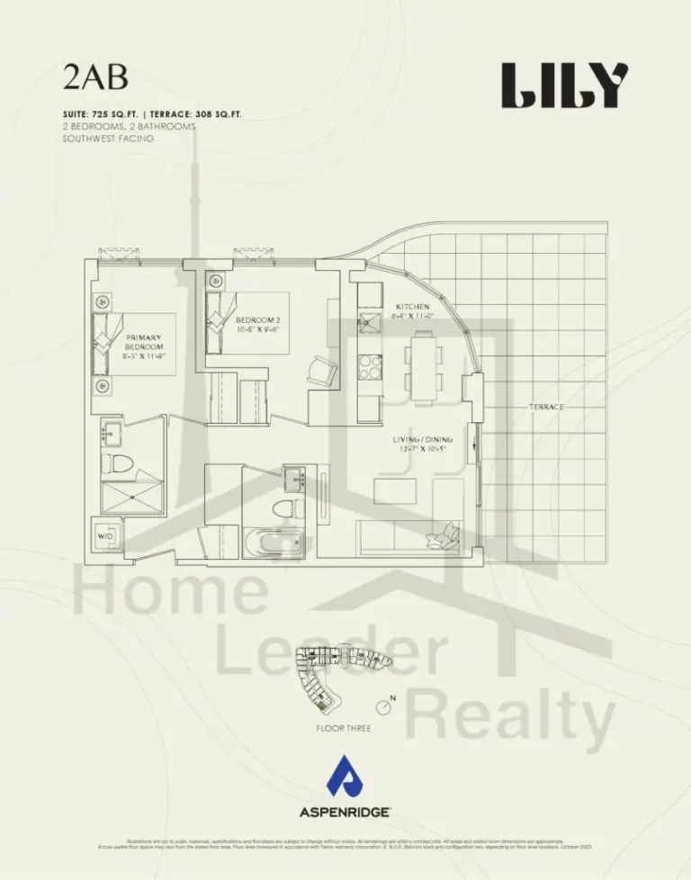 Lily-at-Crosstown-Condos-321-2AB-floorplans