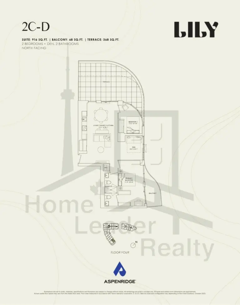 Lily-at-Crosstown-Condos-422-2C-D-floorplans