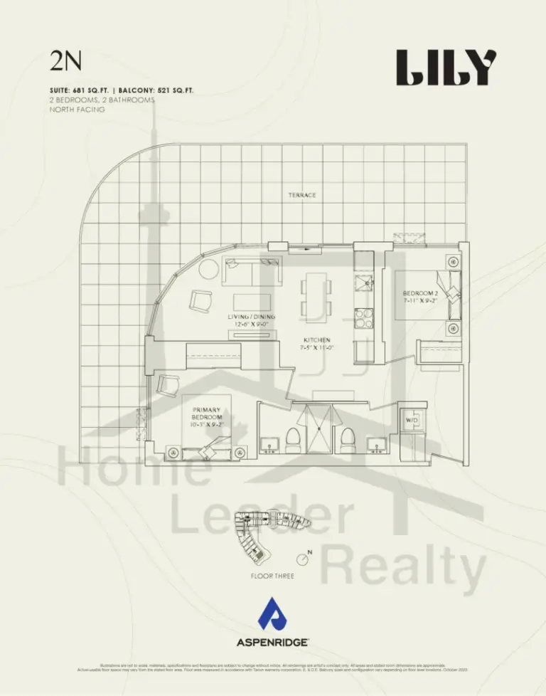 Lily-at-Crosstown-Condos-320-2N-floorplans