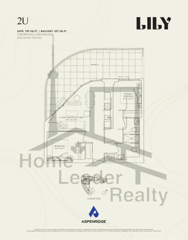 Lily-at-Crosstown-Condos-106-2U-floorplans