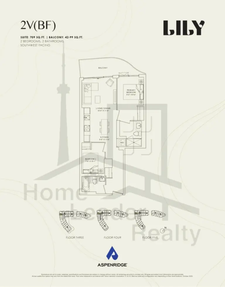 Lily-at-Crosstown-Condos-431 2V(BF)-floorplans