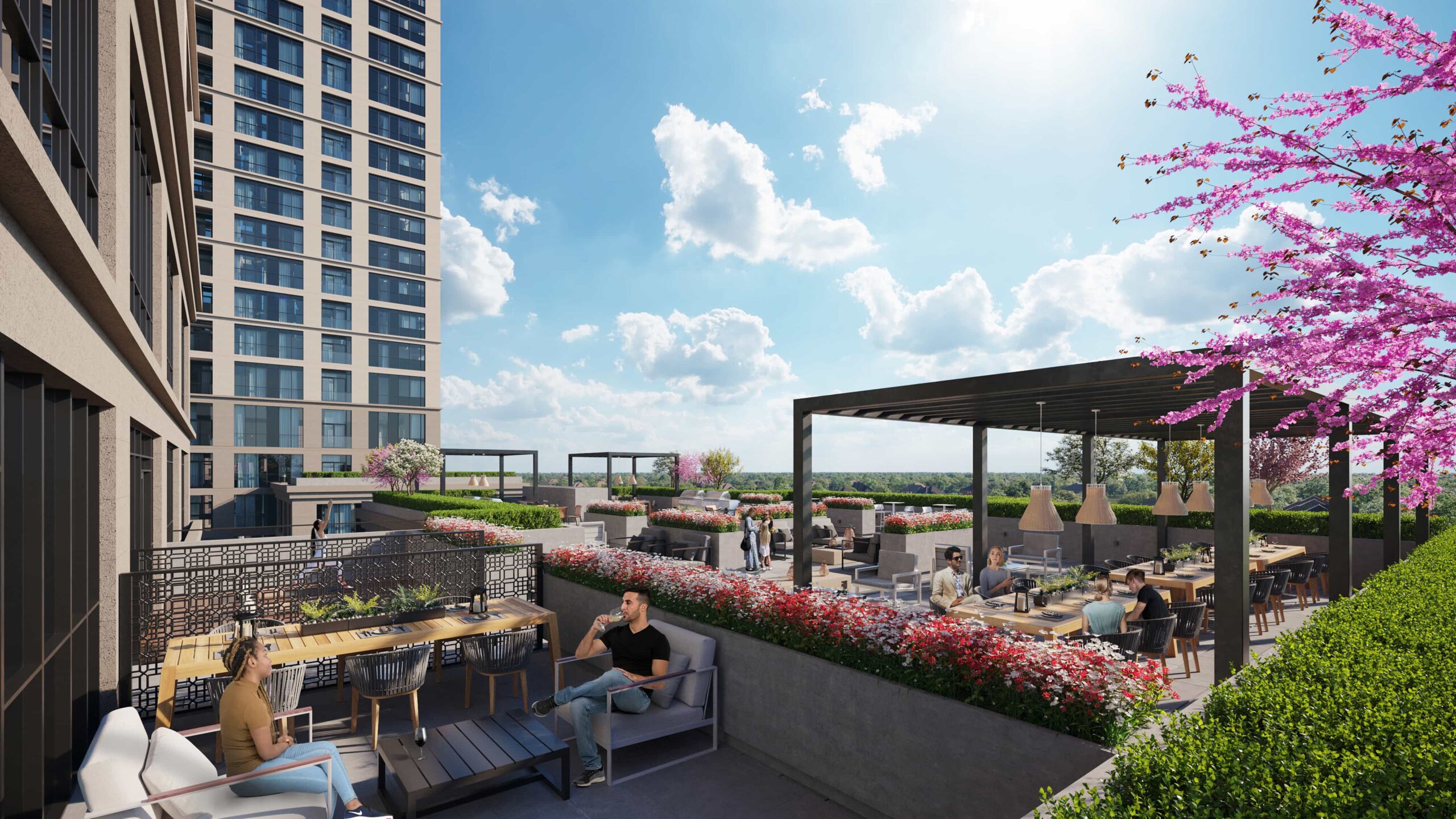 Bristol Place Condos Amenities - 5th Floor Amenity Space 3rd