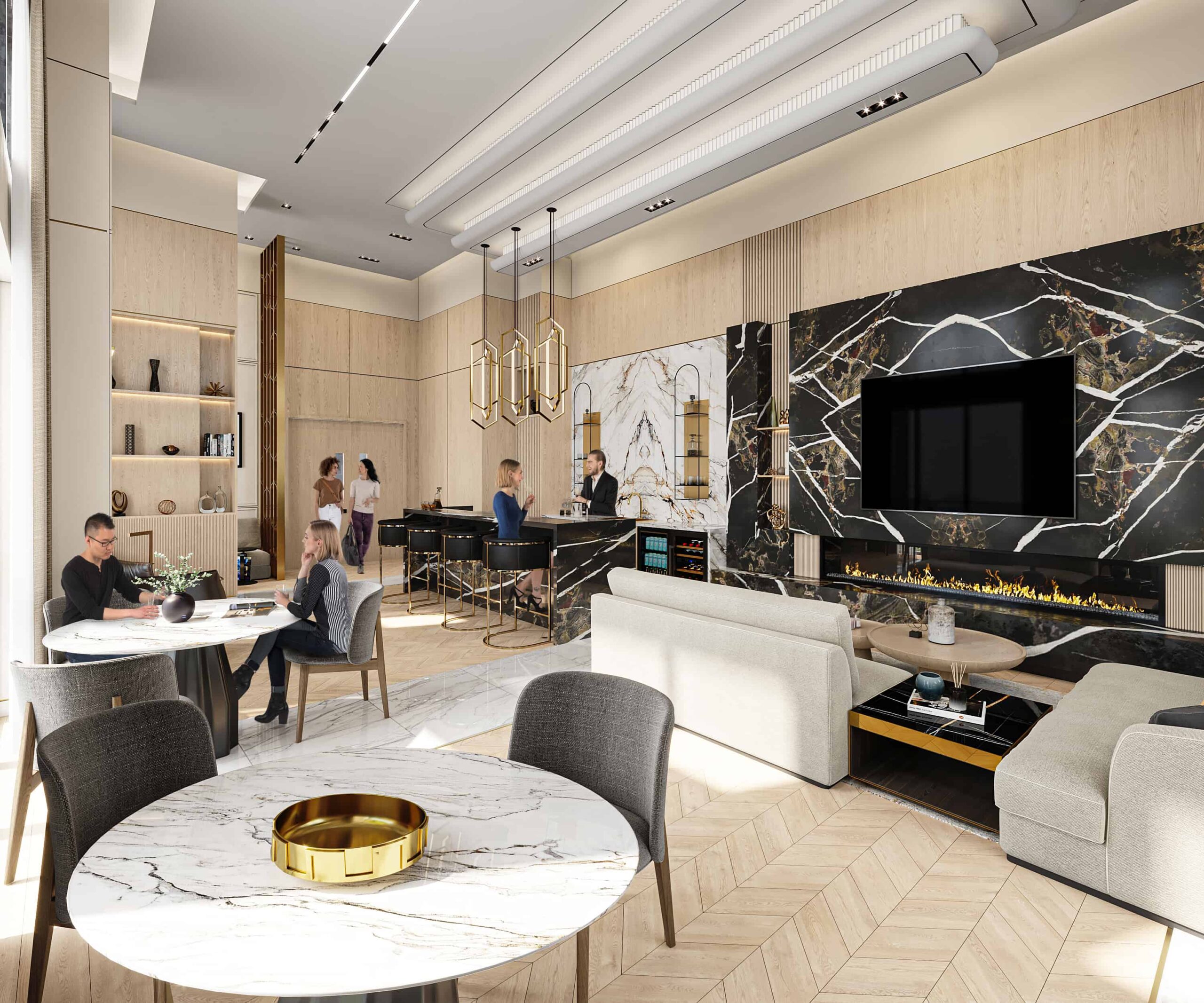 Bristol Place Condos Amenities - Party Room