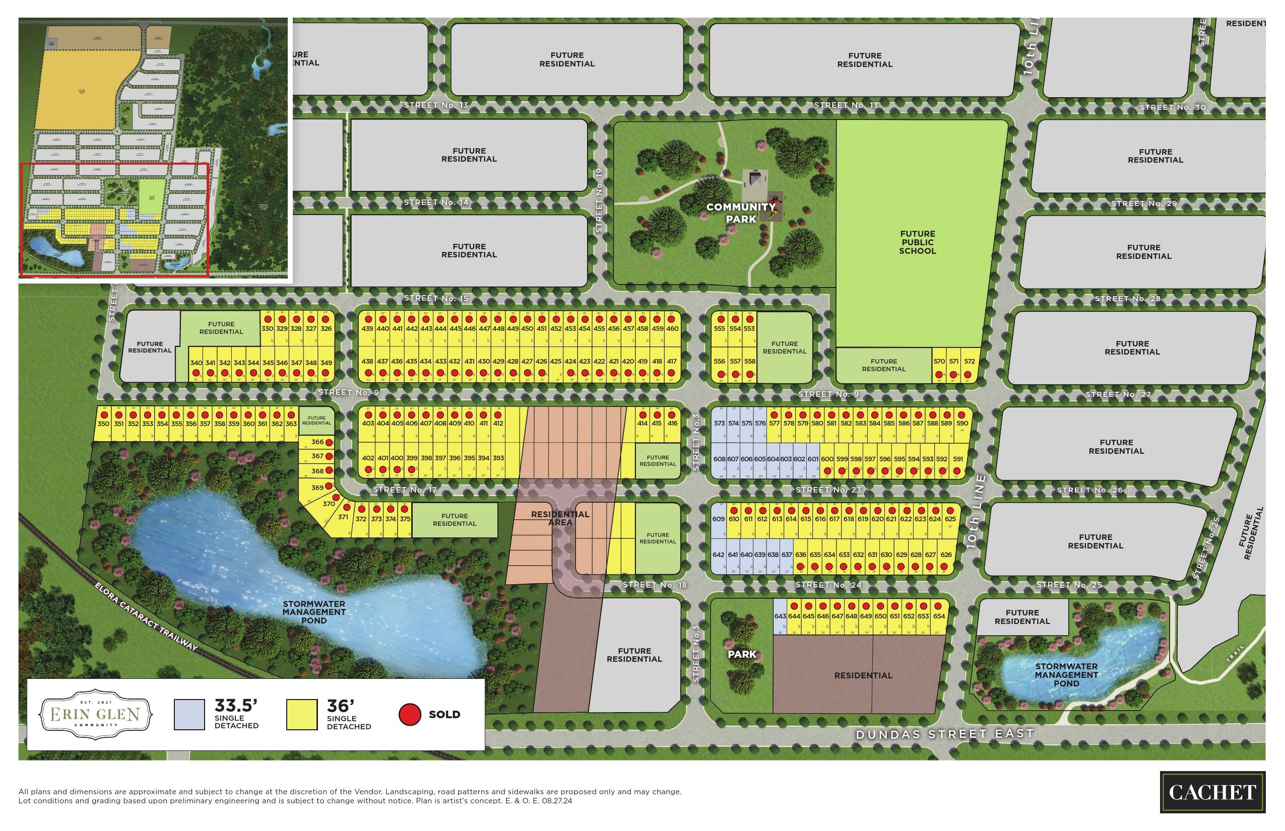 Erin Glen Site Plan