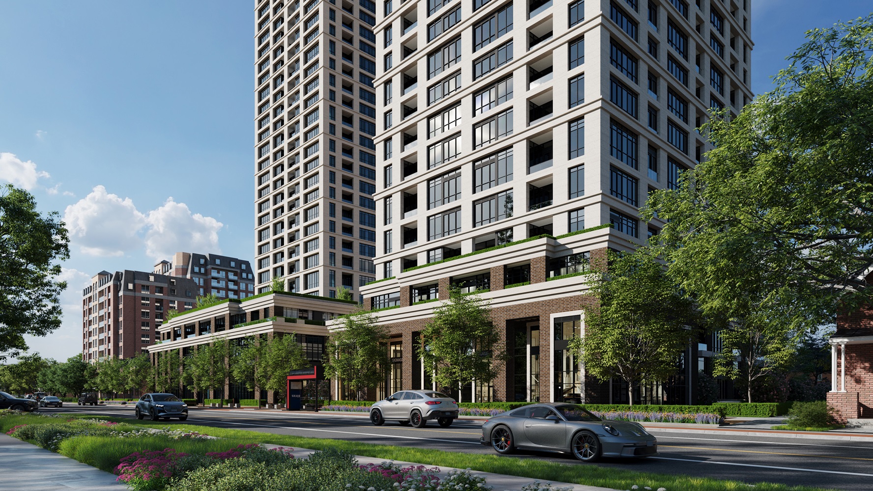Bristol Place Condos Exterior - Entrance - Daytime