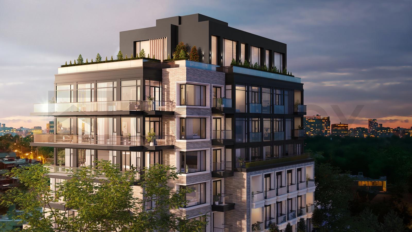 One Ten Avenue Road Condos Exterior