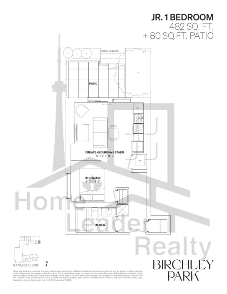 Birchley-Park-Condos-116-(JR 1B)-floorplan