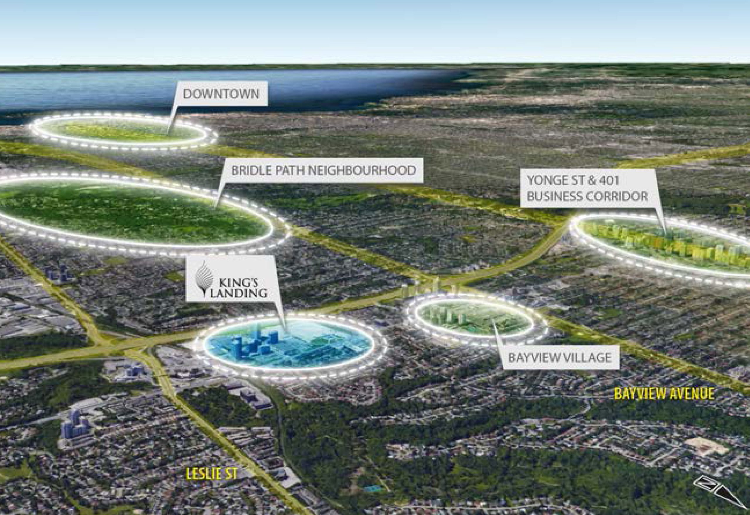 King's Landing Condos Area Site Map