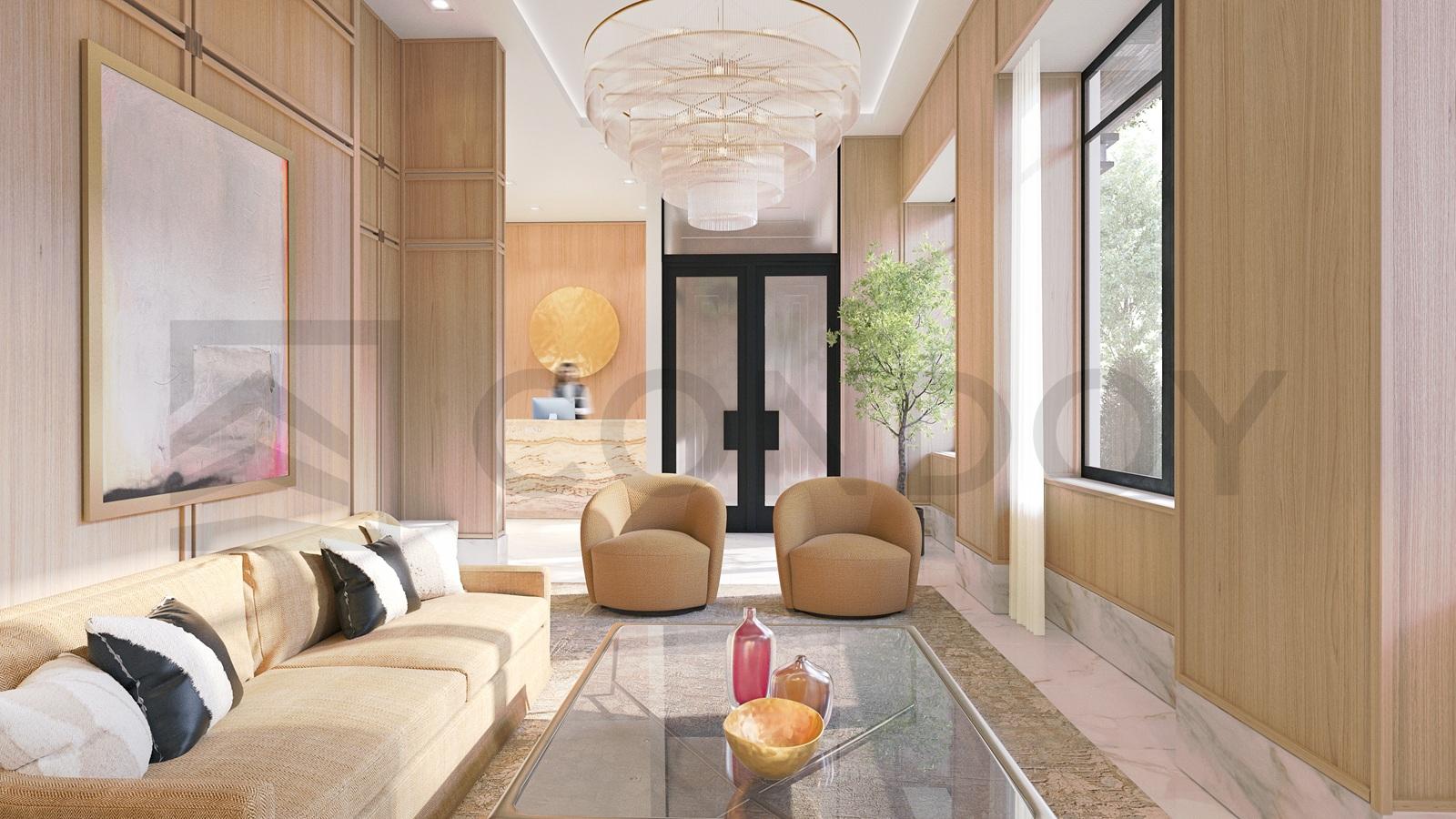 One Ten Avenue Road Condos Lobby
