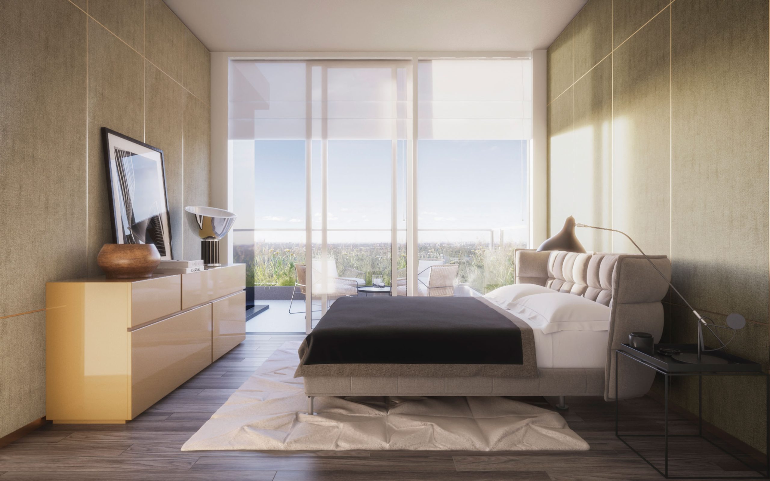 RODEO BUILDING INTERIOR 2Bed Bedroom