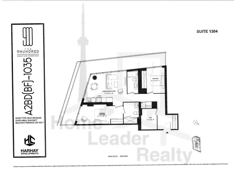 The-9Hundred-Condos-1304-2B+D-floorplan