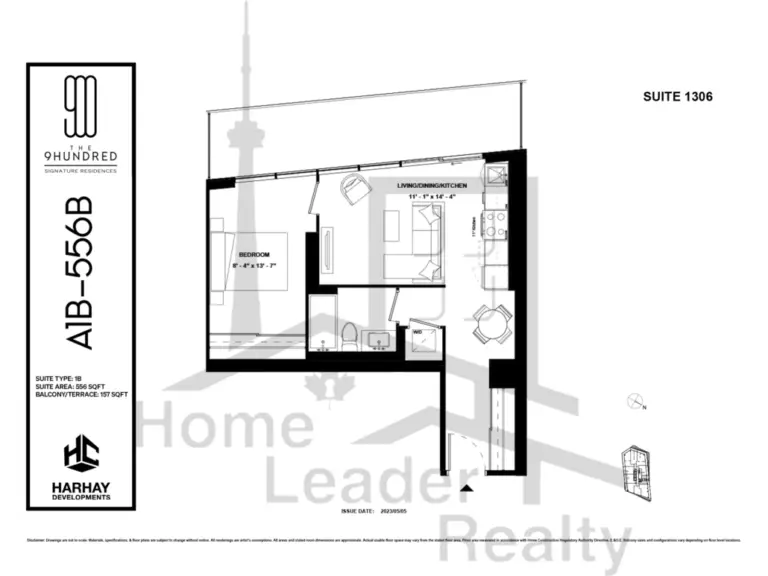 The-9Hundred-Condos-1306-1B-floorplan