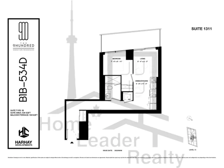 The-9Hundred-Condos-1311-1B-floorplan