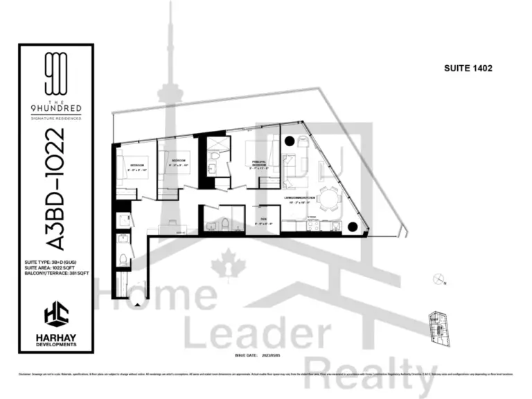 The-9Hundred-Condos-1402-3B+D-floorplan