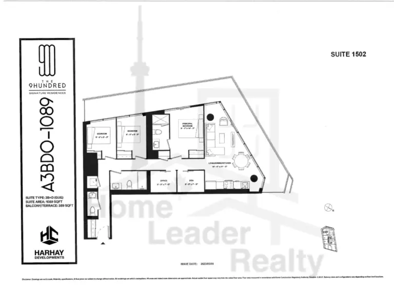 The-9Hundred-Condos-1502-3B+D-floorplan