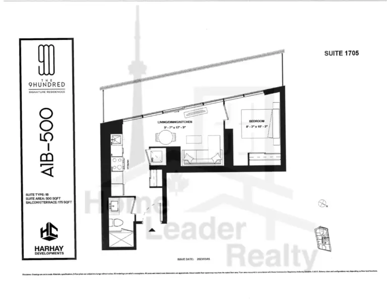 The-9Hundred-Condos-1705-1B-floorplan