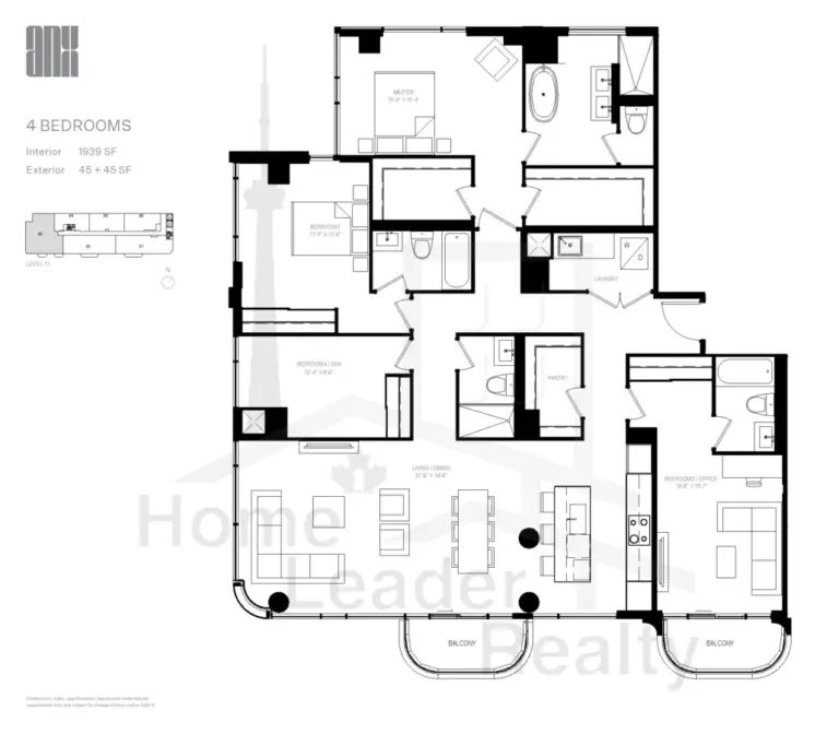 ANX-Condos-1103-(1939 SqFt)-floorplan