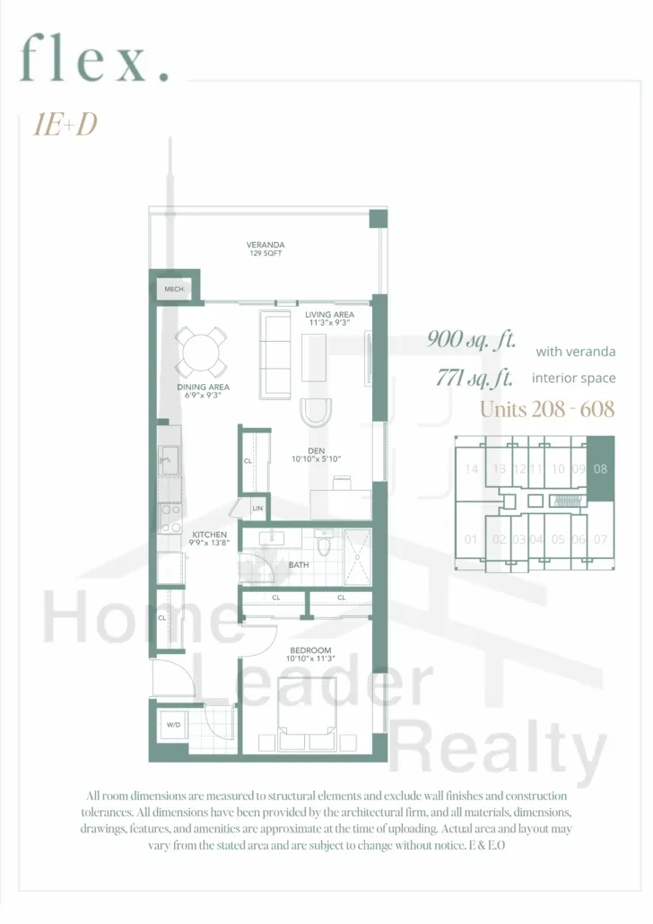 Flex-Condos-Model-1E+D-floorplan