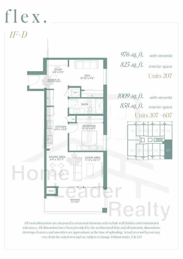 Flex-Condos-Model-1F+D-floorplan