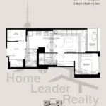 Exhale-Condos-Model-1P+D-floorplan