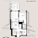 Exhale-Condos-Model-1T+D-floorplan